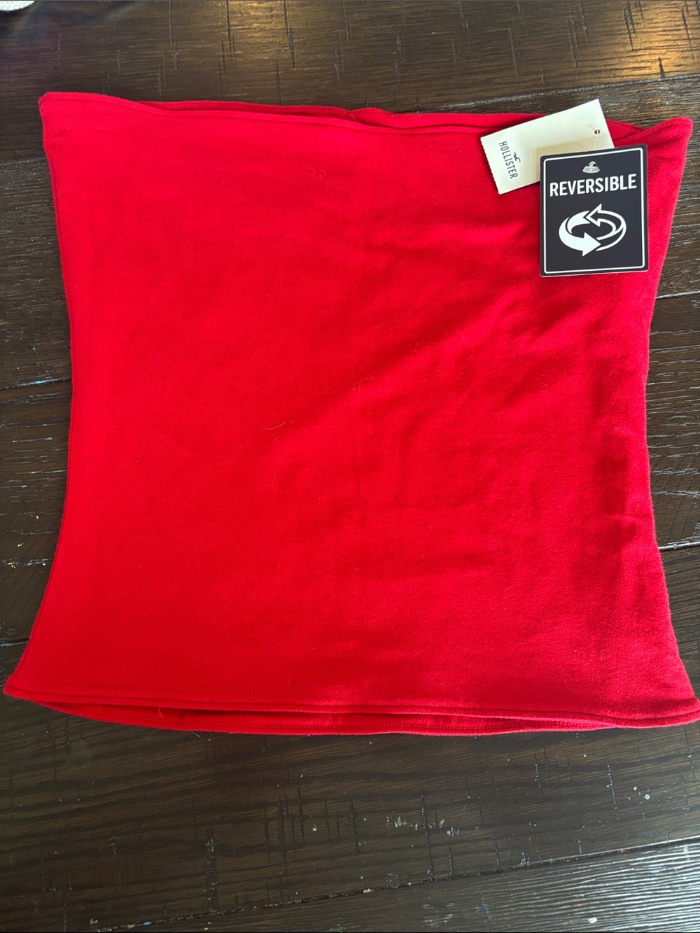 Hollister Reversible Bright Red Mini Skirt